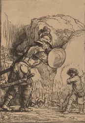 David et Goliath, 1655