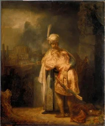 David prend congé de Jonathan