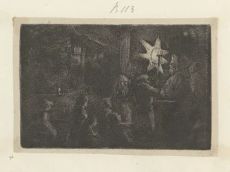 Les Rois Mages : une scène nocturne