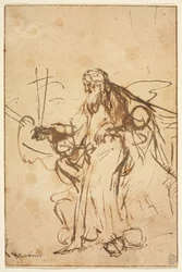 Dieu le Père soutenu par des anges