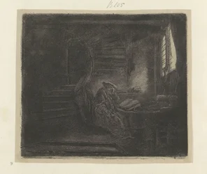 Jérôme dans un sombre cabinet d