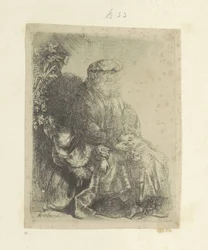 Jacob embrasse Benjamin