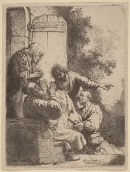 Le manteau de Joseph apporté à Jacob