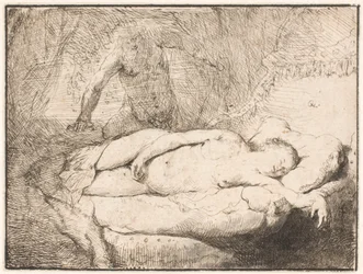 Jupiter et Antiope : la petite planche