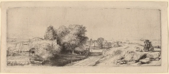 Paysage avec un laitier