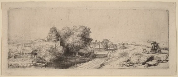 Paysage avec un laitier