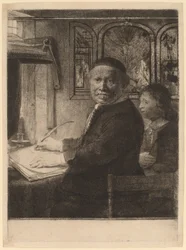 Lieven Willemsz van Coppenol: la plus petite plaque