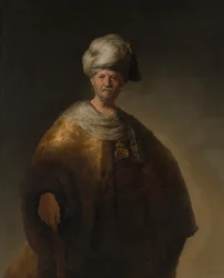 Homme en costume oriental Le Noble Esclave