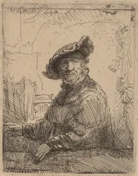 Homme dans une tonnelle, 1642