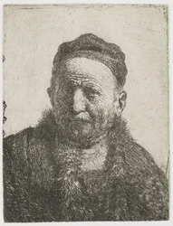 Homme portant un bonnet : buste (le père de l