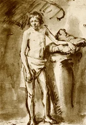 Dessin de nu pour un jeune homme