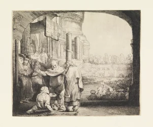 Pierre et Jean guérissant le paralytique à la porte du temple