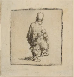 Polonais debout avec les bras croisés, 1630-40