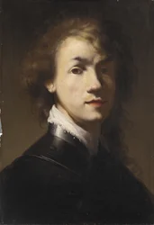 Portrait de Rembrandt avec gorgerin