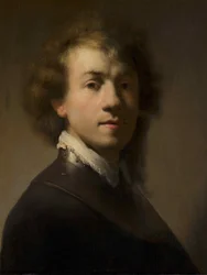 Portrait de Rembrandt avec un gorgerin