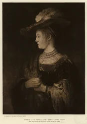 Saskia van Ulenburgh, épouse de Rembrandt