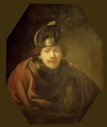 Autoportrait en guerrier