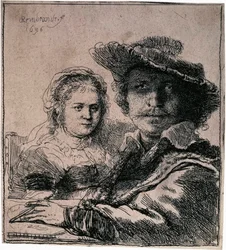 Autoportrait avec Saskia, 1636