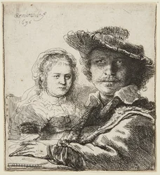 Autoportrait avec Saskia