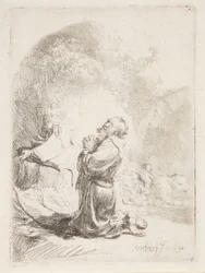 Saint Jérôme en prière