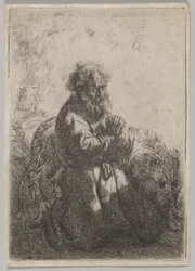 Saint Jérôme en prière