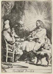 Dîner à Emmaüs (petite assiette)