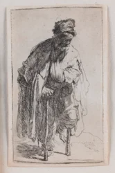 Le Mendiant avec une jambe de bois