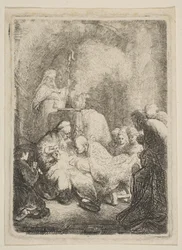 La Circoncision: Petite Plaque, ca. 1630