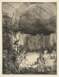 La mise au tombeau, vers 1654