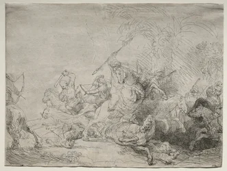 La grande chasse au lion