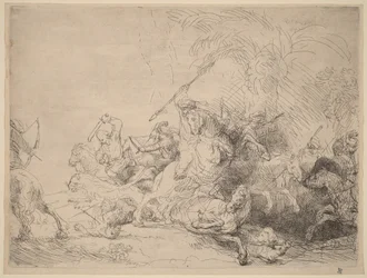 La grande chasse au lion