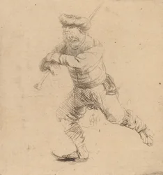 Le Patineur, vers 1639