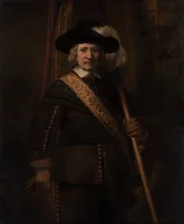 Le porte-étendard Floris Soop, 1604-1657, 1654
