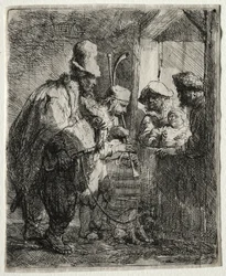 Les musiciens ambulants, vers 1635