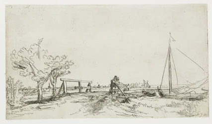 Le pont à Klein Kostverloren sur l