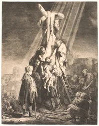 La descente de croix : deuxième planche