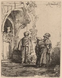 Trois Figures Orientales (Jacob et Laban ?)