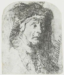 Femme en manteau bordé de fourrure