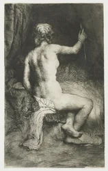 Femme avec la flèche
