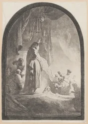 La résurrection de Lazare (grand panneau)