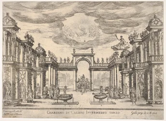 Sixième intermède : jardin de Calypso (Intermedio sesto: giardino di Calipso), de la série