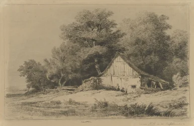 Grange au bord de l