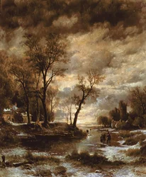 Hiver en Hollande, 1872