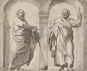 Saints Pierre et Paul dans un vestibule