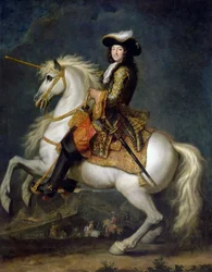 Portrait équestre de Louis XIV 1638-1715