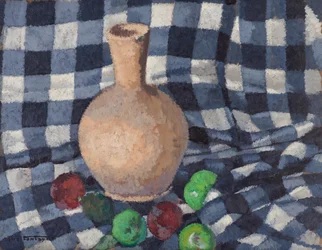 Nature morte avec pichet et pommes