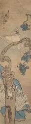 Perroquet dans un arbre fleuri, 1835-1893