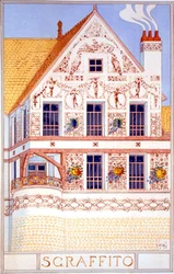 Sgraffito, illustration de 