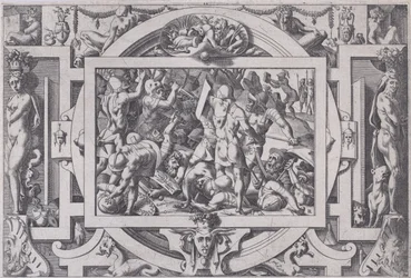 Jason lance une pierre aux géants