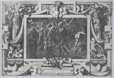 Médée laissant Colchis avec Jason, 1563